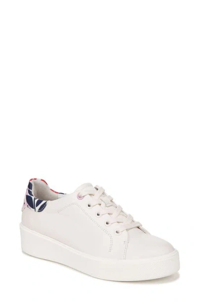 Naturalizer Morrison 2.0 Trainers In Warm White,lilac Floral Leather,fabric