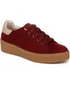 Naturalizer Morrison 2.0 Sneaker In Cranberry Suede,rose Pink Leather
