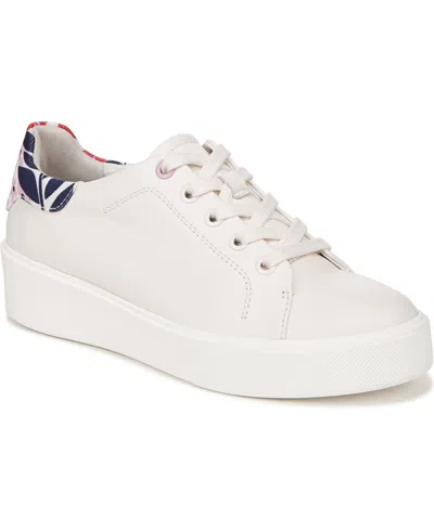 Naturalizer Morrison 2.0 Sneakers In Warm White,lilac Floral Leather,fabric
