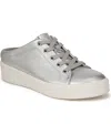 Naturalizer Morrison Mule Sneaker In Silver Leather