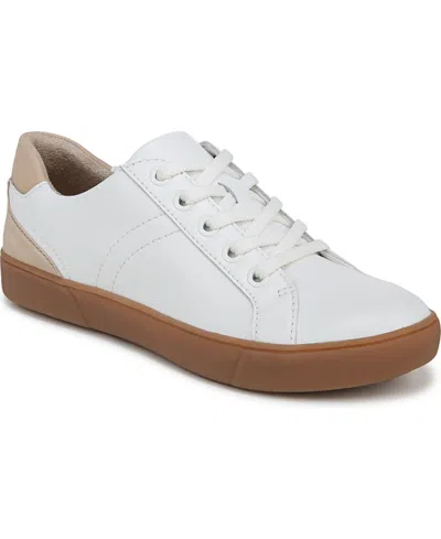 Naturalizer Morrison Sneakers In White,coastal Tan Leather
