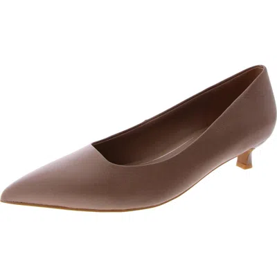 Naturalizer Natalia Womens Cushioned Footbed Pointed Toe Kitten Heels In Multi