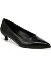 Naturalizer Natalia Womens Cushioned Footbed Pointed Toe Kitten Heels In Black