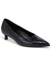 Naturalizer Natalia Kitten-heel Pointed Toe Pumps In Blue