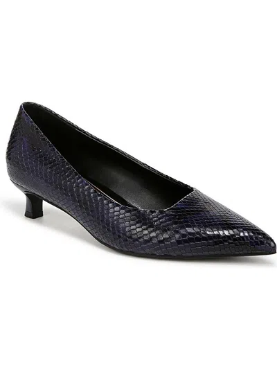 NATURALIZER NATALIA WOMENS LEATHER POINTED TOE KITTEN HEELS