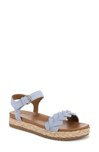 Naturalizer Neila Ankle Strap Platform Sandal In Ice Blue