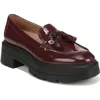 Naturalizer Nieves Tassel Platform Loafer In Cabernet Sauvignon