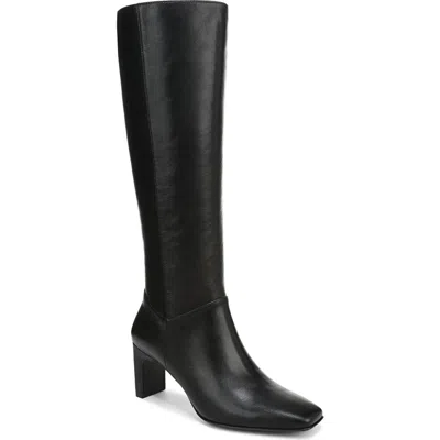 Naturalizer Nona Square Toe Boot In Black