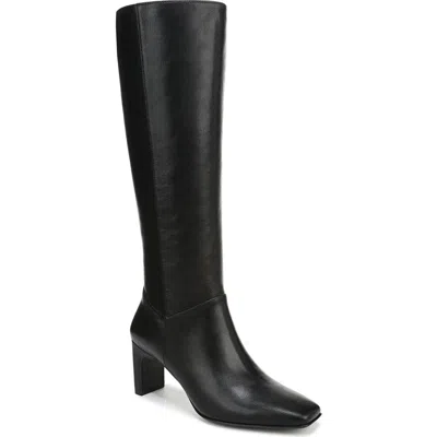 Naturalizer Nona Square Toe Boot In Black