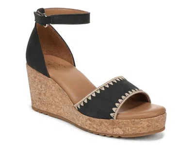 Naturalizer Olly Wedge Sandal In Black