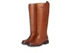 Naturalizer Ontime Wide Calf Knee High Boots In Brown