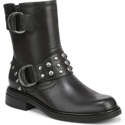 Naturalizer Optimus Stud Moto Boot In Black