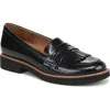 Naturalizer Pacey Kiltie Fringe Loafer In Black