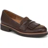 Naturalizer Pacey Kiltie Fringe Loafer In Brown