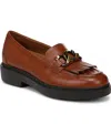 Naturalizer Paris Kiltie Bit Platform Loafer In Cider Spice Leather