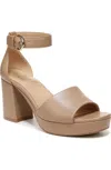 Naturalizer Pearlyn Ankle Strap Platform Sandal In Brown