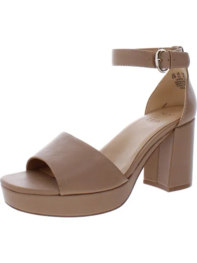 Naturalizer Pearlyn Womens Buckle Ankle Strap Heels In Multi