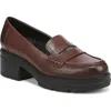 Naturalizer Penny Loafer Platform Pump In Brown
