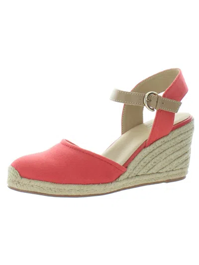 Naturalizer Phebe Womens Wedges Ankle Strap Espadrille Heels In Multi