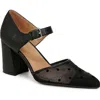 Naturalizer Pixie 2 Womens Mesh Polka Dot Block Heels In Multi