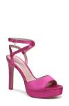 Naturalizer Pnina Tornai For  Ai Ankle Strap Platform Sandal In Pink Fabric
