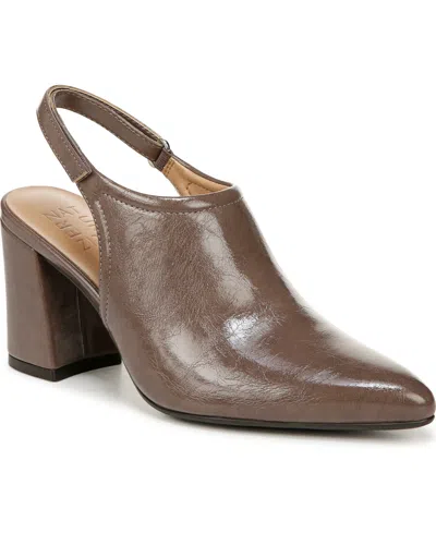 Naturalizer Prompt Shooties In Mushroom Grey Faux Leather
