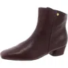 Naturalizer Raffee Womens Zipper Leather Booties In Pink