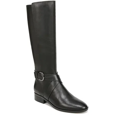 Naturalizer Raisa Womens Leather Knee-high Boots In Black