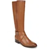 Naturalizer Jaya Womens Zipper Leather Knee-high Boots In Multi