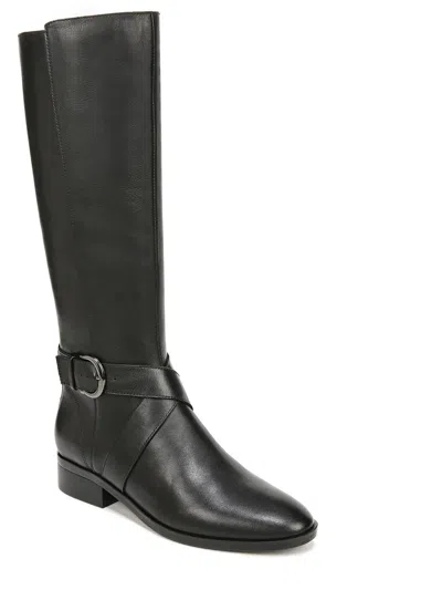 Naturalizer Raisa Womens Leather Narrow Calf Knee-high Boots In Black