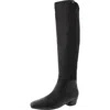 Naturalizer Reese Womens Leather Square Toe Over-the-knee Boots In Black