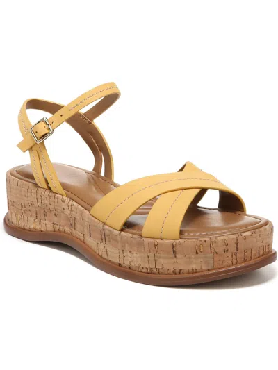 Naturalizer Rikki Womens Cork Open Toe Platform Sandals In Multi