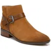 Naturalizer Ronan Womens Suede Block Heel Booties In Multi