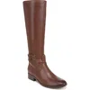Naturalizer Rory Riding Boot In Cinnamon Brown