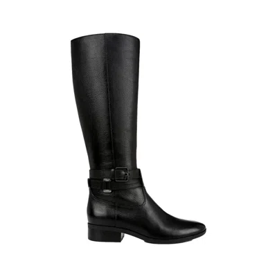 Naturalizer Rory Wide Calf Knee High Boots Black J2521l1002 Women's