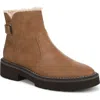 Naturalizer Rue 2 Faux Fur Lined Bootie In Brown