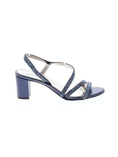 Pre-owned Naturalizer Sandals In Blue