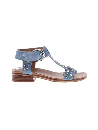 Pre-owned Naturalizer Sandals In Blue