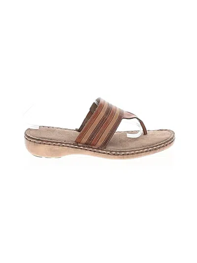 Pre-owned Naturalizer Sandals In Brown