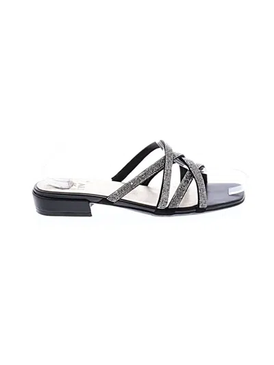 Pre-owned Naturalizer Sandals In Silver