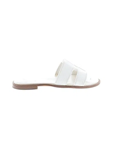 Pre-owned Naturalizer Sandals In White