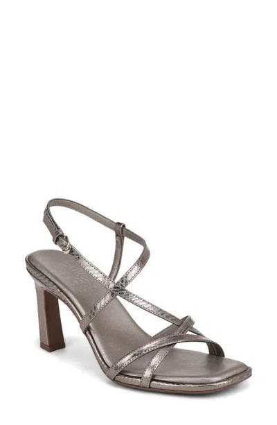 Naturalizer Sanza Strappy Sandal In Silver