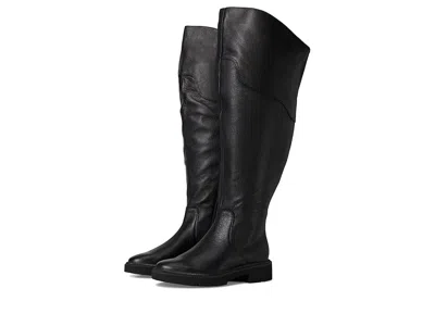 Naturalizer Scarlette Extra Wide Calf Over The Knee Boots In Black
