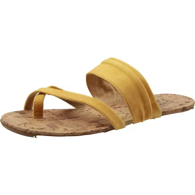 Naturalizer Shannon Womens Suede Casual Thong Sandals In Multi
