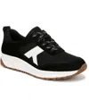 Naturalizer Shay Sneaker In Black Mesh,suede