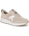 Naturalizer Shay Sneaker In Warm White Mesh,porcelain Suede