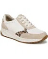 Naturalizer Shay Platform Sneakers In Warm White Leather,leopard Print Suede
