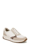 Naturalizer Shay Sneaker In Warm White/ Leopard