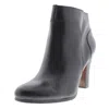 Naturalizer Sierra Womens Leather Ankle Boots In Black