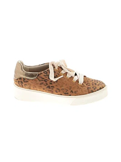 Pre-owned Naturalizer Sneakers In Brown